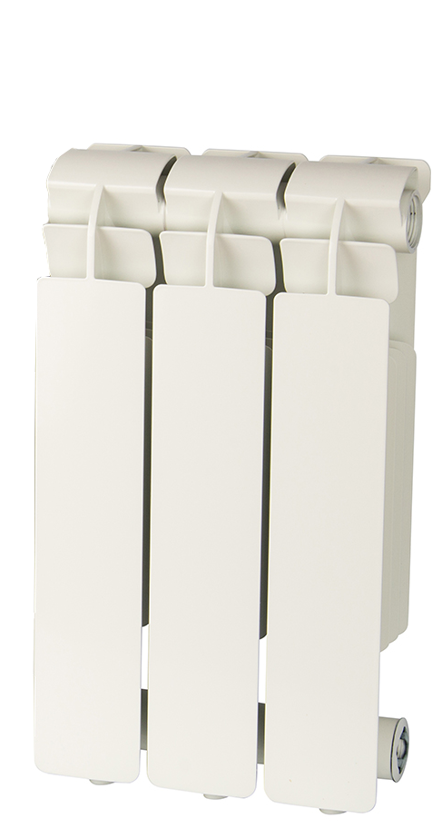Global VOX- R 350 3 секции радиатор алюминиевый боковое подключение (белый RAL 9010)